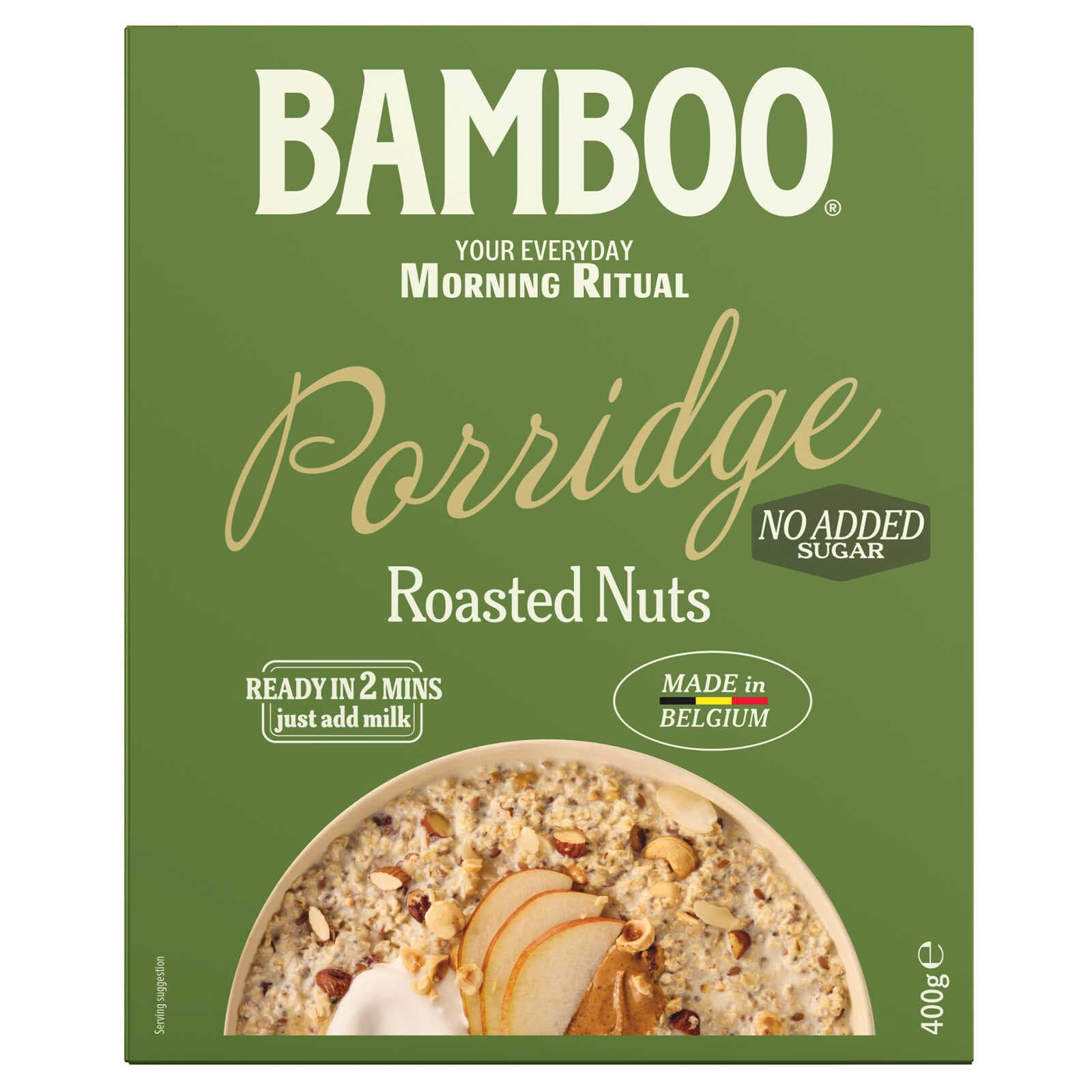 Bamboo Goodness Porridge | Geroosterde noten
