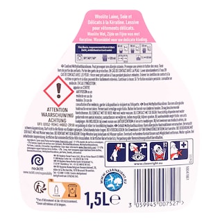 Woolite | Wasmiddel | Vloeibaar | Wol en Zijde | 1,5L 25 st