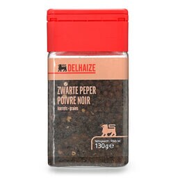 Delhaize | Kruiden | Peper | Zwart | Korrels 130 gr