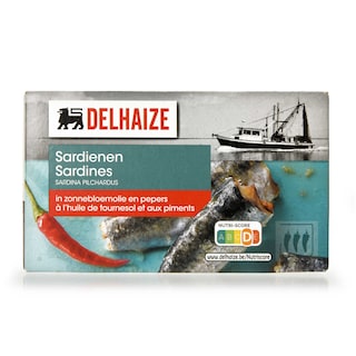 Delhaize | Sardines | Piments 