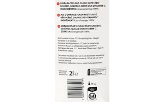 Delhaize | Sap | Sinaasappel | Zonder pulp 