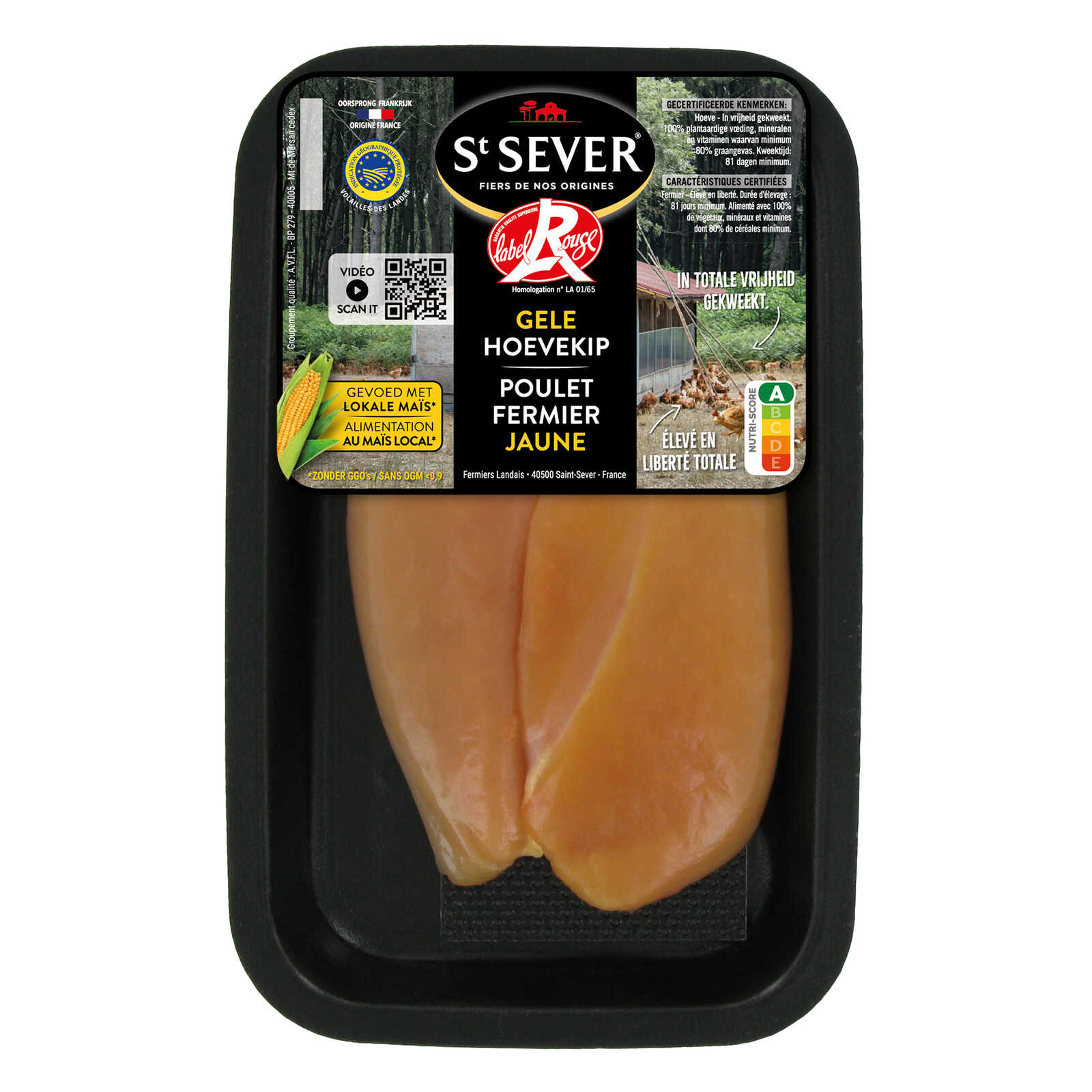 St Sever Filets | Hoevekip | Geel | Label Rouge