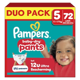 Pampers | Baby Dry Pants | Luierbroekjes | Duo Pack | Maat 5 