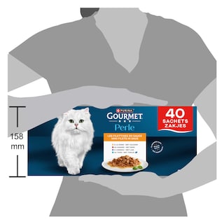 Gourmet | Perle | Aliment Chat | Adulte | Filettines | Mix 
