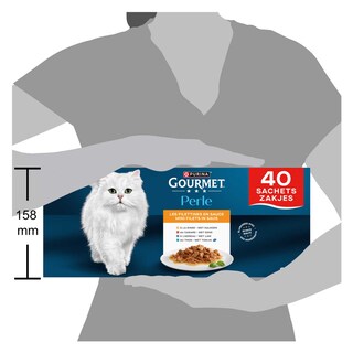 Gourmet | Perle | Aliment Chat | Adulte | Filettines | Mix 