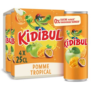 Kidibul | 4x25cl | Sap | Tropical 4 x 25 cl