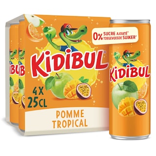 Kidibul | 4x25cl | Jus | Tropical 4 x 25 cl