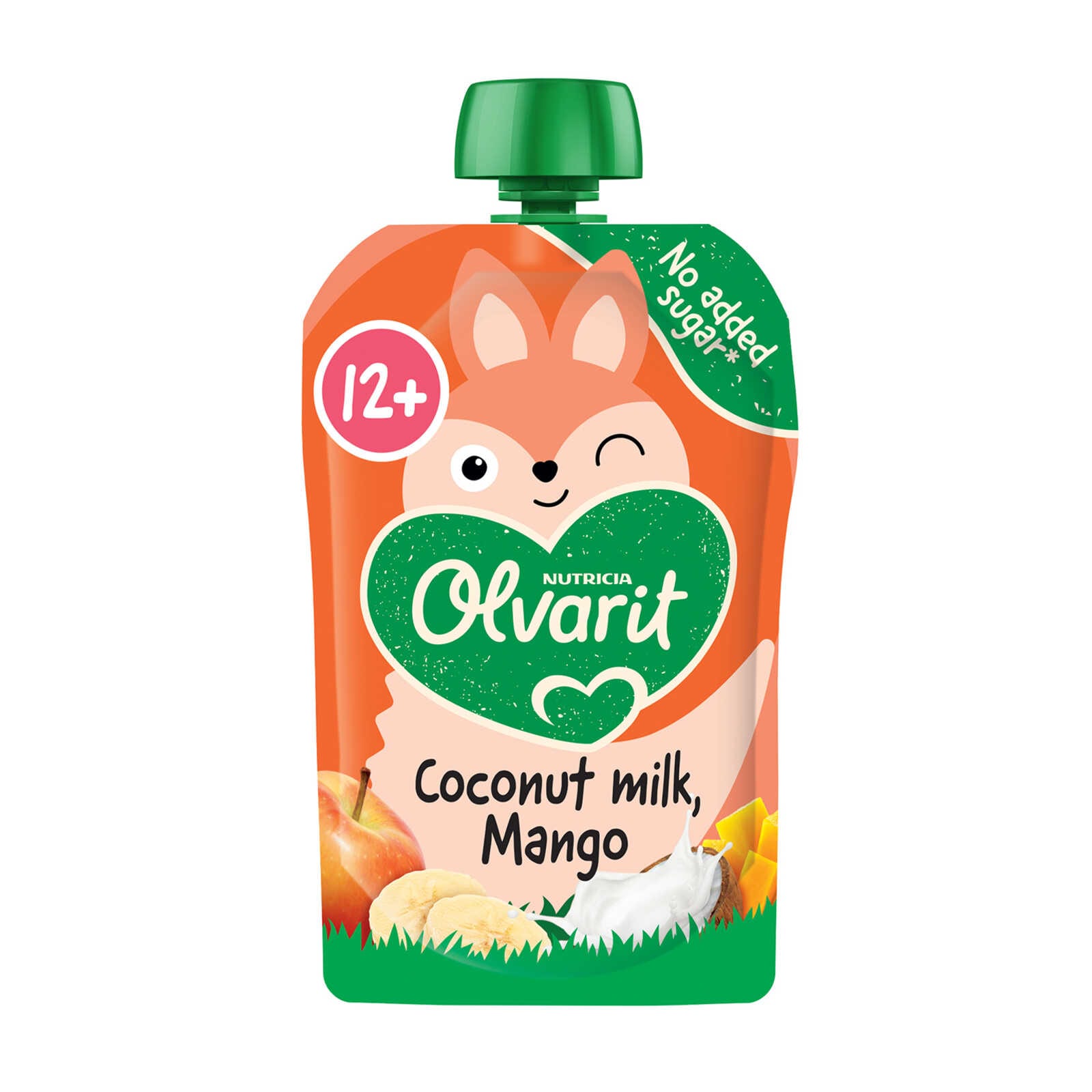 Olvarit Knijpzakje | Smoothie Kokosnoot Mango | 12M