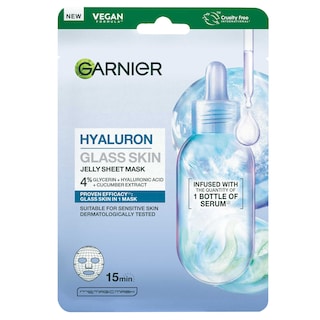 Garnier | Skin Active | Glass Skin Tissue Masker | Hyaluron 