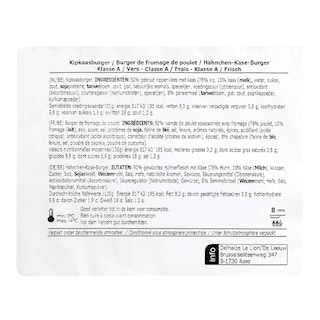 Delhaize | Burger poulet fromage 