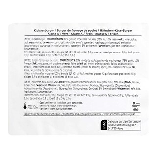 Delhaize | Kippenkaasburger 