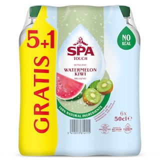 Spa | Touch | Smaakwater | Watermeloen Kiwi | 5+1 