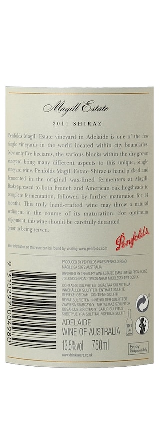 Penfolds | Magill Estate | Shiraz | 2011 