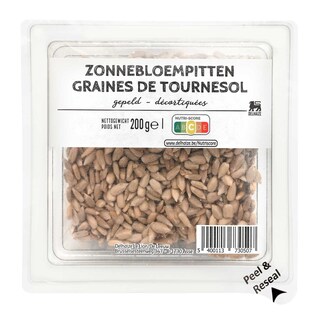 Delhaize | Gepelde | Zonnebloempitten 200 gr
