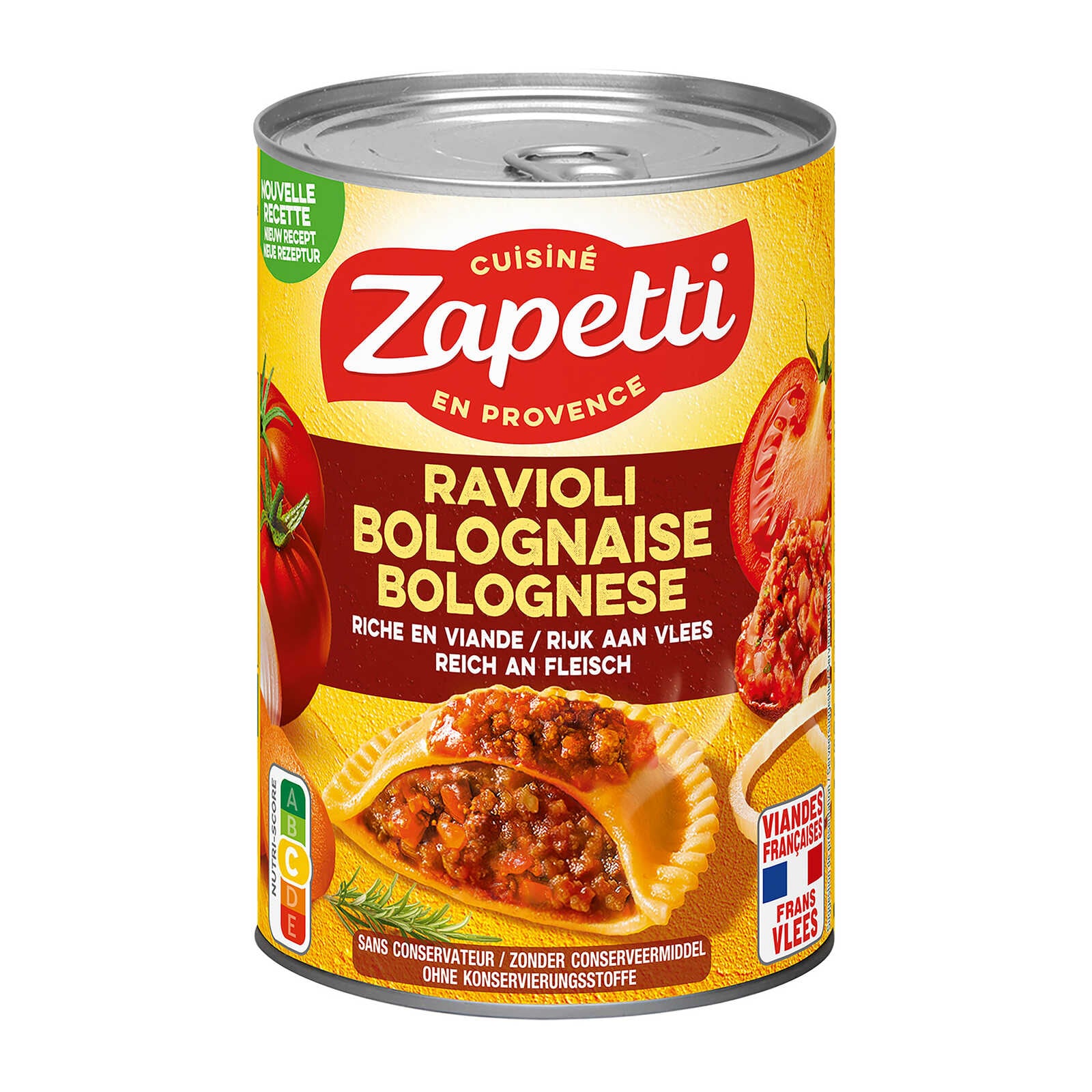 Zapetti Pâtes | Ravioli bolognaise | Riche en boeuf