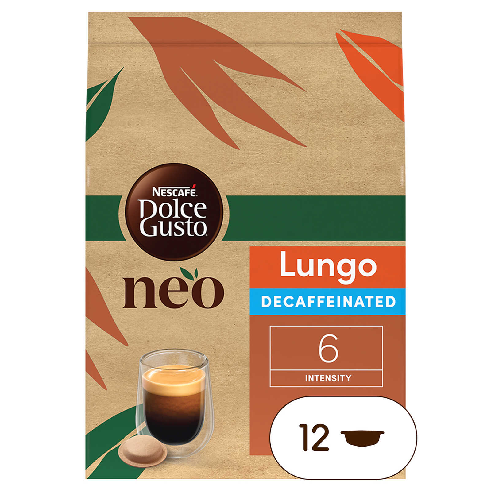 Nescafé Koffie | Lungo Deca | Neo DG Caps