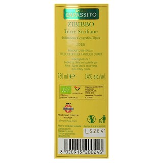 Italie - Italië | Sicilia IGT | Impassito Zibibbo 15 Wit | BIO 