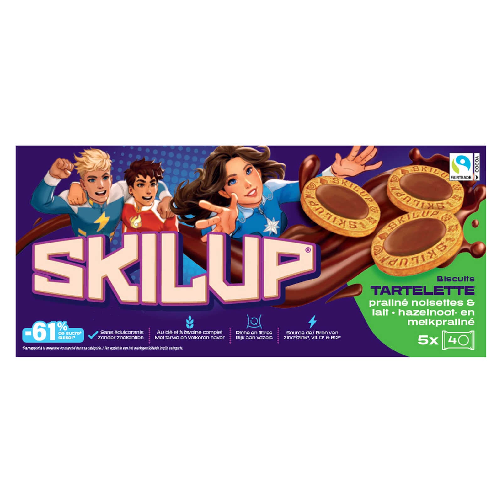 Skilup Koekjes | Hazelnoot | Fairtrade