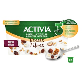 Activia | Yoghurt | Vezels | Muesli | Probiotica 