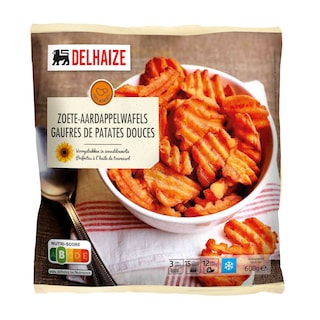 Delhaize | Wafel | Zoete aardappel | Cajun | Zonder lactose 