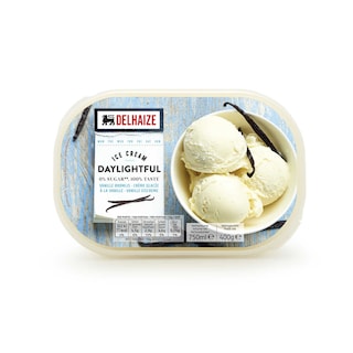Delhaize | Crème Glacée | Vanille | 0% sucre aj 