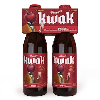 Kwak | Rouge bier | 8 % Alc. | Fles 4 x 33 cl