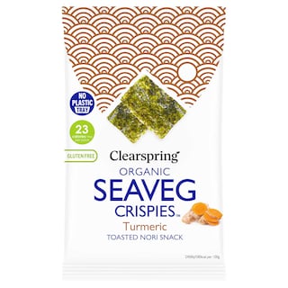 Clearspring | Snack | Crispy | Seaveg | Kurkuma | Bio 
