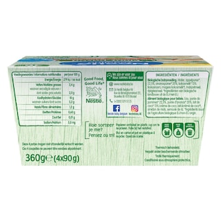 Nestlé | Yogolino | Plantaardig dessert |Appel Ananas| 6M | Bio 