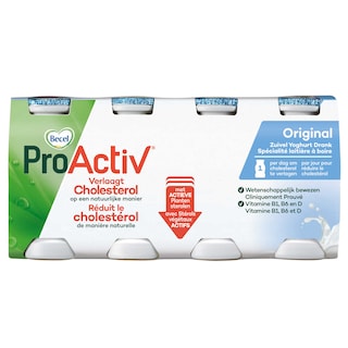 Pro Activ | Yoghurtdrink | Verlaagt cholesterol 8 x 7,5 cl