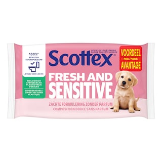Scottex | Papier toilette | Humide | Sensitive | Eco 