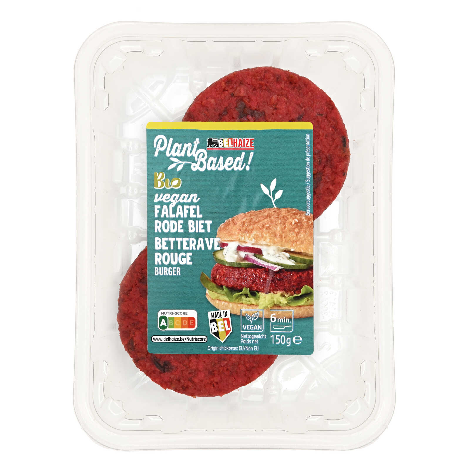 Delhaize Falafel | Burger | Rode biet | Bio
