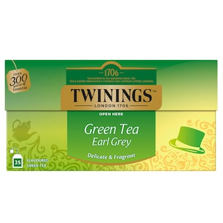 Twinings | Thee | Groen | Earl Grey | Zakjes 40 gr