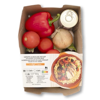 Delhaize | Boïte de repas | Poulet oriental avec auber 