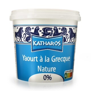 Katharos | Yaourt | à la Grecque  | Nature 0% 1 kg