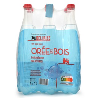 Delhaize | Orée du Bois | Eau minérale | Fort Pétillant | PET 6 x 1 l