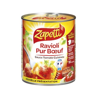 Zapetti | Pâtes | Pâtes fraîches | Ravioli pur boeuf 800 gr