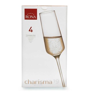 Rona | Set 4 champagne glazen | 19cl 