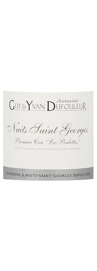 Domaine Guy & Yvan Dufouleur | Nuits-Saint-Georges 1er Cru Les Poulettes | 2020 75 cl