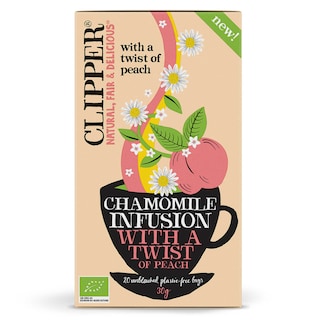 Clipper | Infusion | Twist | Camomille La pêche | Bio 30 gr