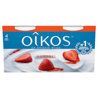Oikos | Yoghurt | Aardbei | Griekse stijl 