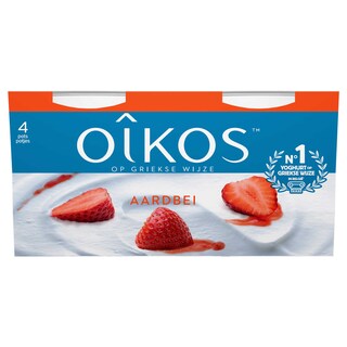 Oikos | Yaourt | fraise | A la grecque 4 x 115 gr