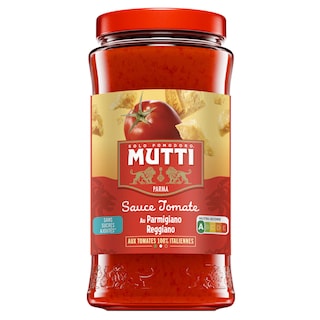 Mutti | Tomatesaus | Parmezan 
