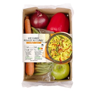 Delhaize | Maaltijdbox | Kip curry 