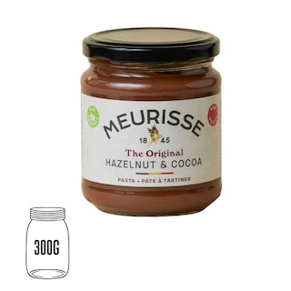 Meurisse | smeerpasta | Met | Hazelnoten | FT | Bio 