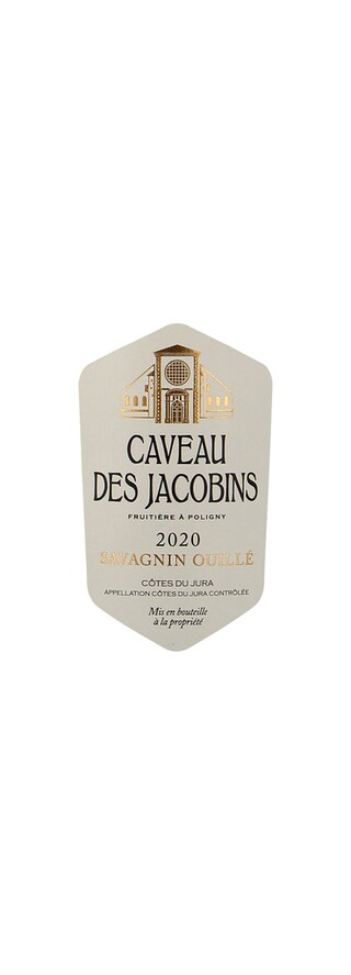 Caveau Des Jacobins | Cotes Du Jura Savagnin Ouille 2020 Blanc 75 cl