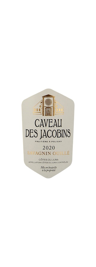 Caveau Des Jacobins | Cotes Du Jura Savagnin Ouille 2020 Blanc 