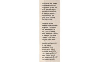 Delhaize | Purée | Poireaux 