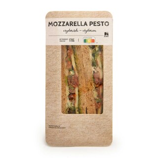 Delhaize | Triangle pesto mozzarella 
