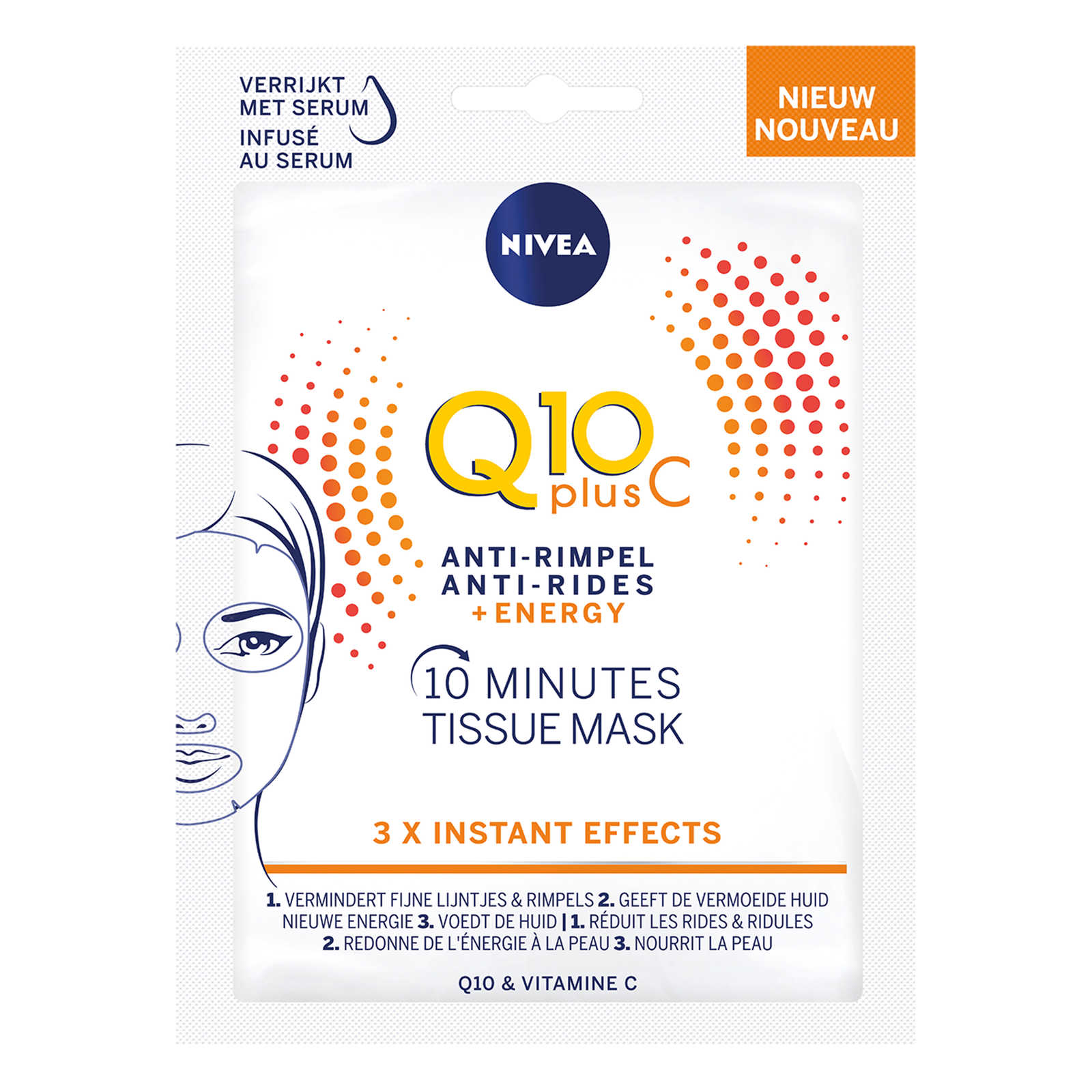 Nivea | Visage | Masque Q10 Vitamine C 1st 