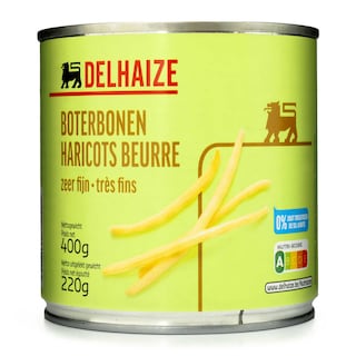 Delhaize | Haricots beurre | Très fins 
